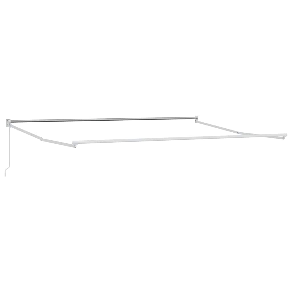 vidaXL Markise Manuell Weinrot 450x300 cm