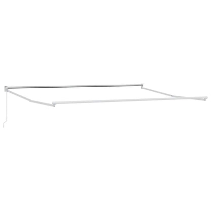 vidaXL Markise Manuell Weinrot 450x300 cm