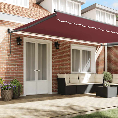 vidaXL Store automatique bordeaux 500x300 cm