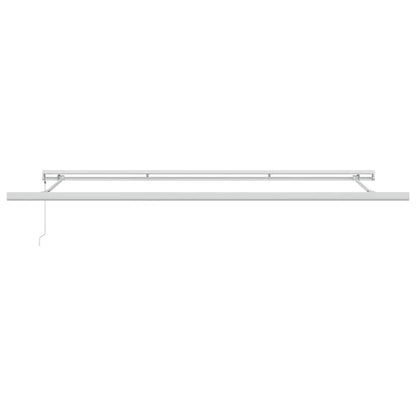 vidaXL Markise Manuell Weinrot 400x300 cm