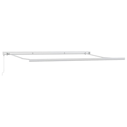 vidaXL Markise Manuell Weinrot 450x300 cm