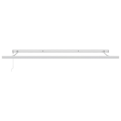 vidaXL Markise Manuell Weinrot 500x300 cm