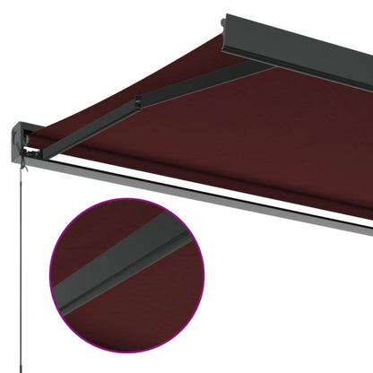 vidaXL Store manuel Rouge bordeaux 350x250 cm