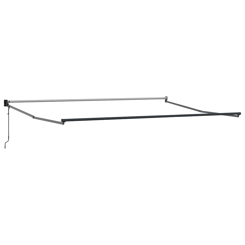 vidaXL Store banne motorisé marron 500x300 cm
