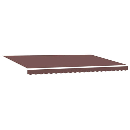 vidaXL Markise Manuell Braun 500x300 cm
