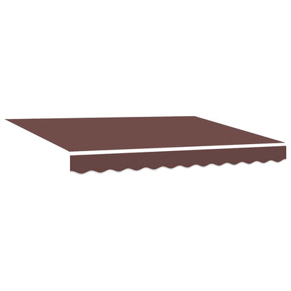 vidaXL Markise Manuell Braun 300x250 cm