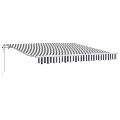 vidaXL Markise Automatisch Anthrazit & Weiß 300x250 cm