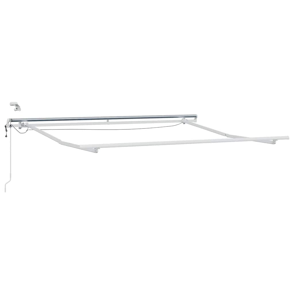vidaXL Markise Automatisch mit LED Anthrazit & Weiß 300x250 cm