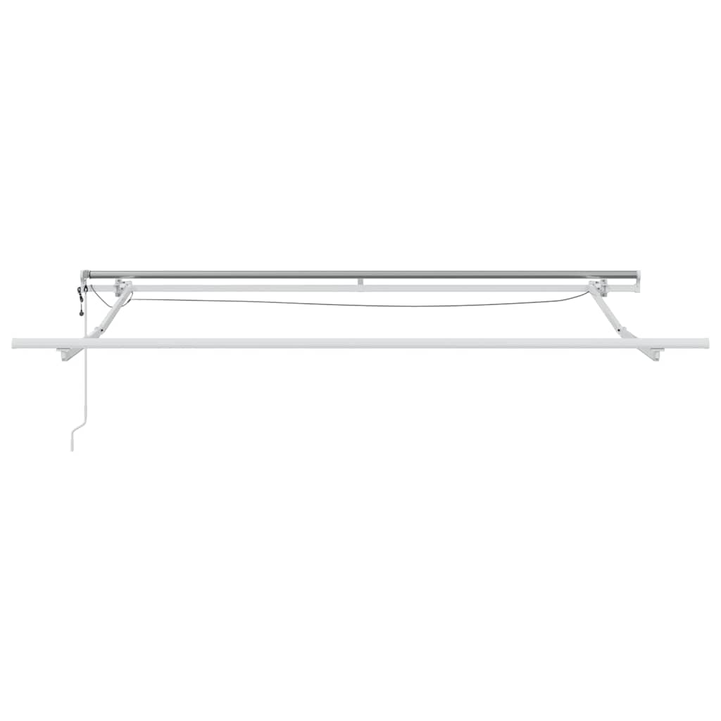 vidaXL Markise Automatisch mit LED Anthrazit & Weiß 300x250 cm