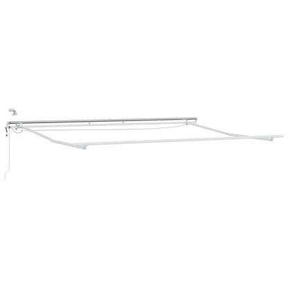 vidaXL Markise Automatisch mit LED Anthrazit & Weiß 450x300 cm
