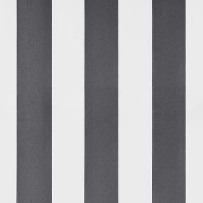 Markise Manuell mit LED Anthrazit & Weiß 600x350 cm