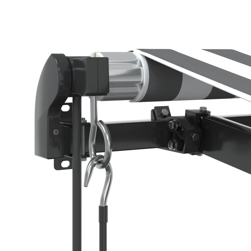vidaXL Markise Automatisch Anthrazit und Weiß 500x350 cm