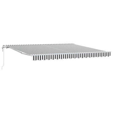 vidaXL Automatisch Manuell Anthrazit & Weiß 400x300 cm