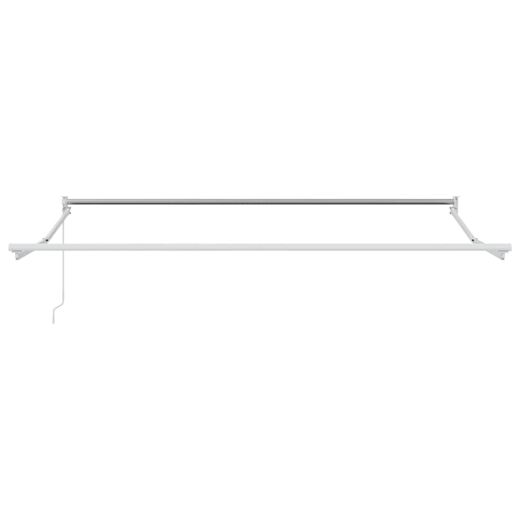 vidaXL Markise Einziehbar Anthrazit und Weiß 4x3 m Stoff und Aluminium