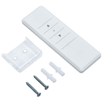 vidaXL Markise Einziehbar Anthrazit & Weiß 3,5x2,5 m Stoff & Aluminium