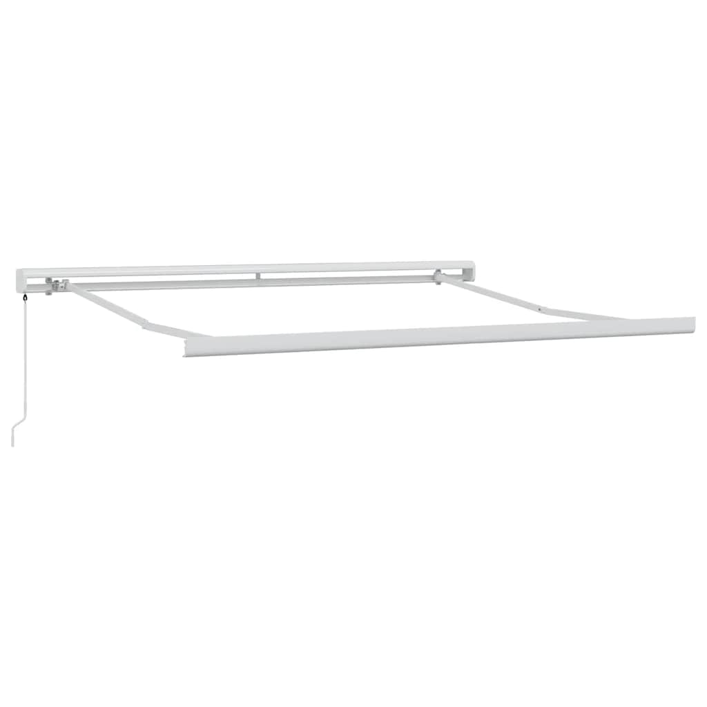 vidaXL Markise Einziehbar Anthrazit und Weiß 3x2,5 m Stoff & Aluminium