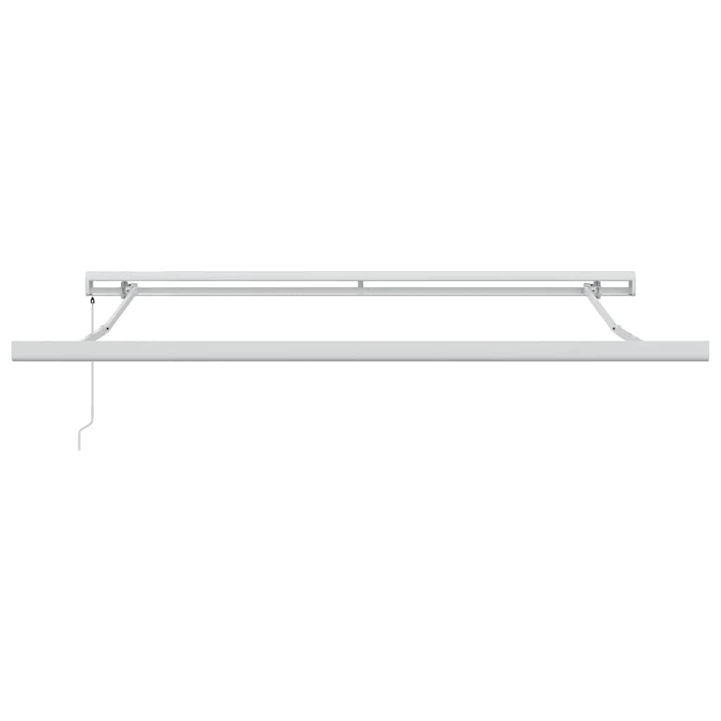 vidaXL Markise Einziehbar Anthrazit und Weiß 3x2,5 m Stoff & Aluminium