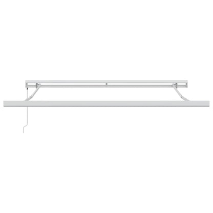 vidaXL Markise Einziehbar Anthrazit und Weiß 3x2,5 m Stoff & Aluminium