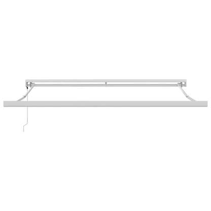 vidaXL Markise Einziehbar Anthrazit und Weiß 3x2,5 m Stoff & Aluminium