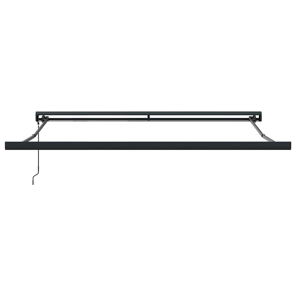 vidaXL Markise Einziehbar Anthrazit und Weiß 3x2,5 m Stoff & Aluminium