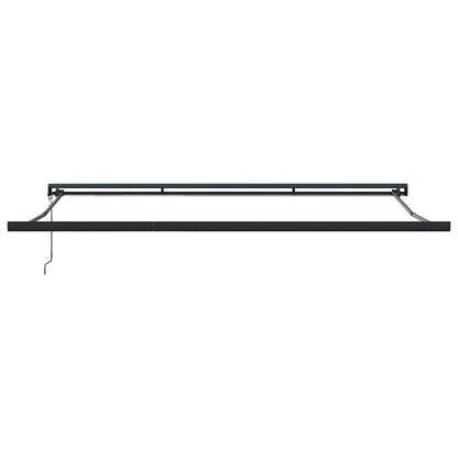 vidaXL Store Banne Rétractable Anthracite et Blanc 4,5x3 m Tissu et Aluminium