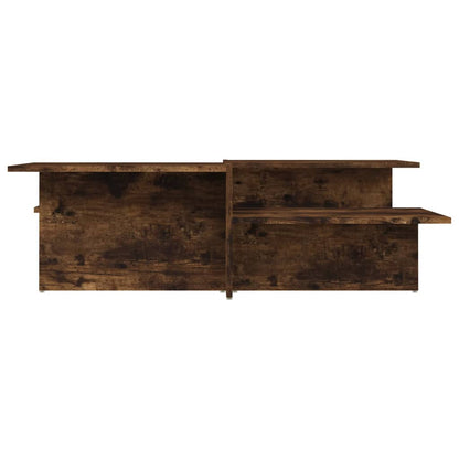 vidaXL Tables basses 2 pcs Chêne fumé Bois d'ingénierie