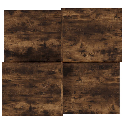 vidaXL Tables basses 2 pcs Chêne fumé Bois d'ingénierie