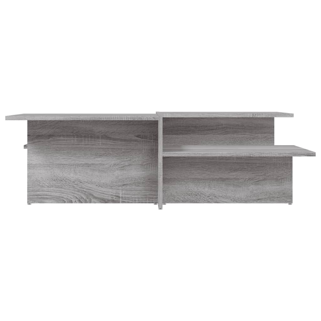vidaXL Tables basses 2 pcs. Gris Chêne Sonoma Bois d'ingénierie