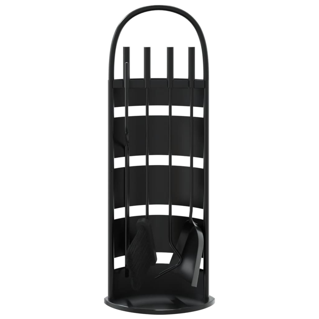 vidaXL 5-teiliges Kaminbesteck-Set 23 x 15 x 66 cm Stahl