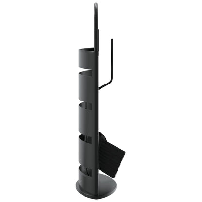 vidaXL 5-teiliges Kaminbesteck-Set 23 x 15 x 66 cm Stahl