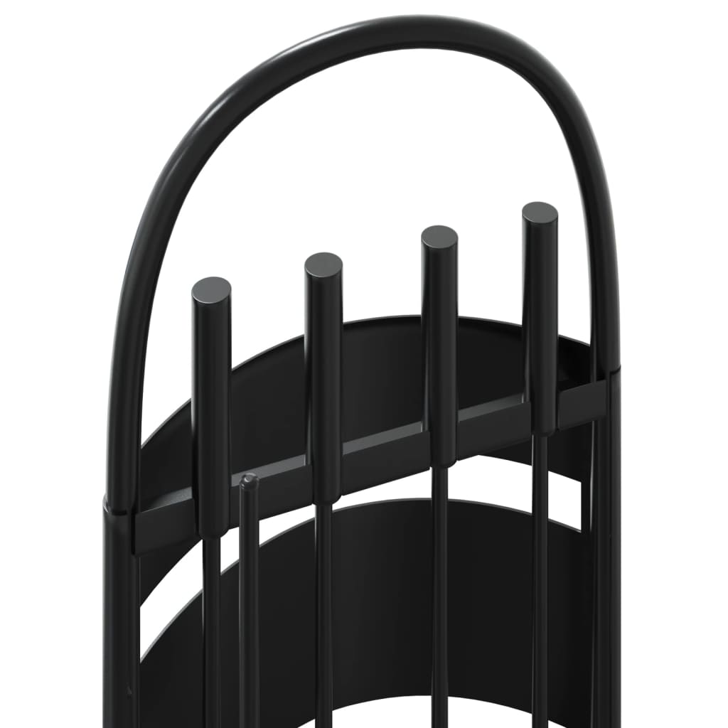 vidaXL 5-teiliges Kaminbesteck-Set 23 x 15 x 66 cm Stahl