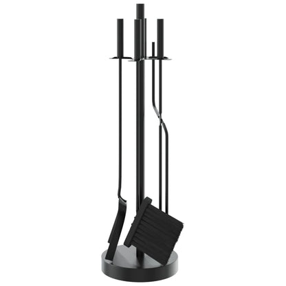 vidaXL 5-teiliges Kaminbesteck-Set 18 x 66 cm Stahl