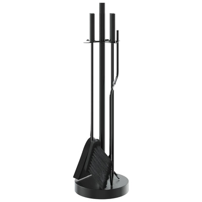 vidaXL 5-teiliges Kaminbesteck-Set 18 x 66 cm Stahl