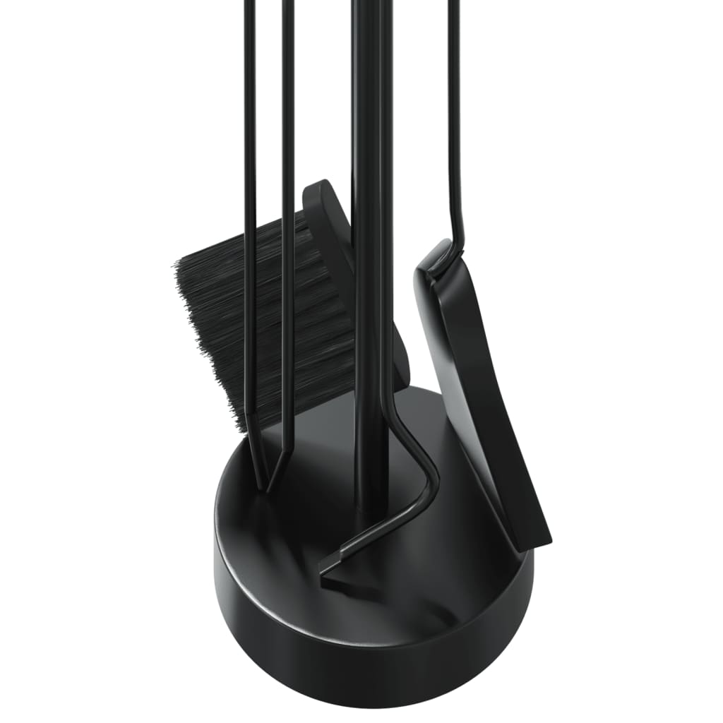 vidaXL 5-teiliges Kaminbesteck-Set 18 x 66 cm Stahl