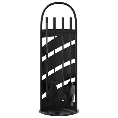vidaXL 5-teiliges Kaminbesteck-Set 23 x 15 x 66 cm Stahl