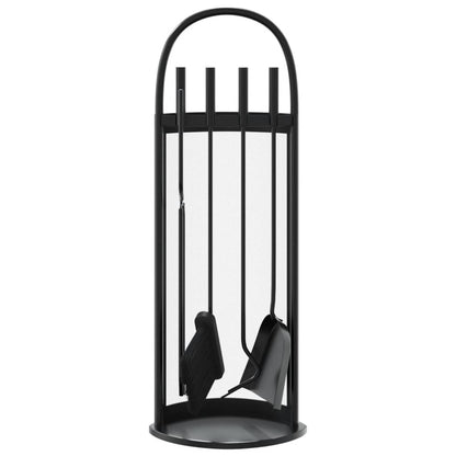 vidaXL Kit d'ustensiles de cheminée 5 pcs 23 x 15 x 66 cm Acier