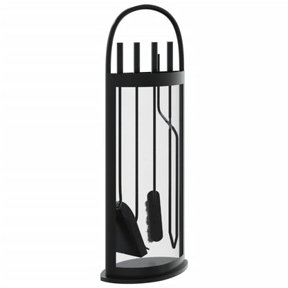 vidaXL Kit d'ustensiles de cheminée 5 pcs 23 x 15 x 66 cm Acier