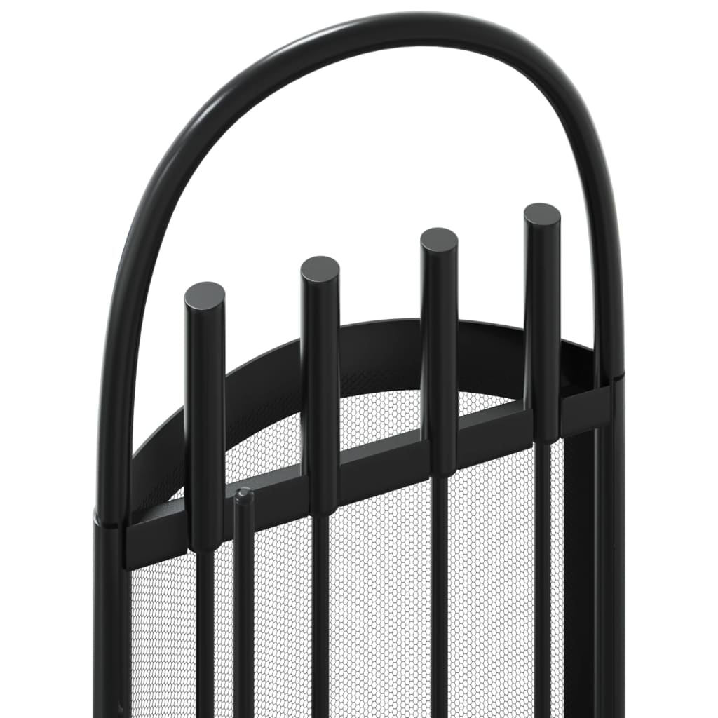 vidaXL Kit d'ustensiles de cheminée 5 pcs 23 x 15 x 66 cm Acier