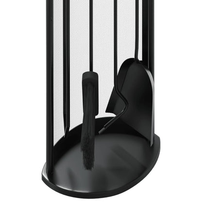 vidaXL Kit d'ustensiles de cheminée 5 pcs 23 x 15 x 66 cm Acier