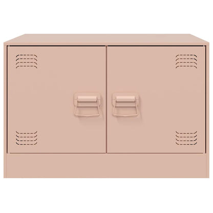 Couchtisch Rosa 67x50x44 cm Stahl