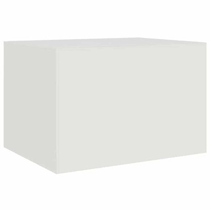 vidaXL Couchtisch Weiß 67x50x44 cm Stahl