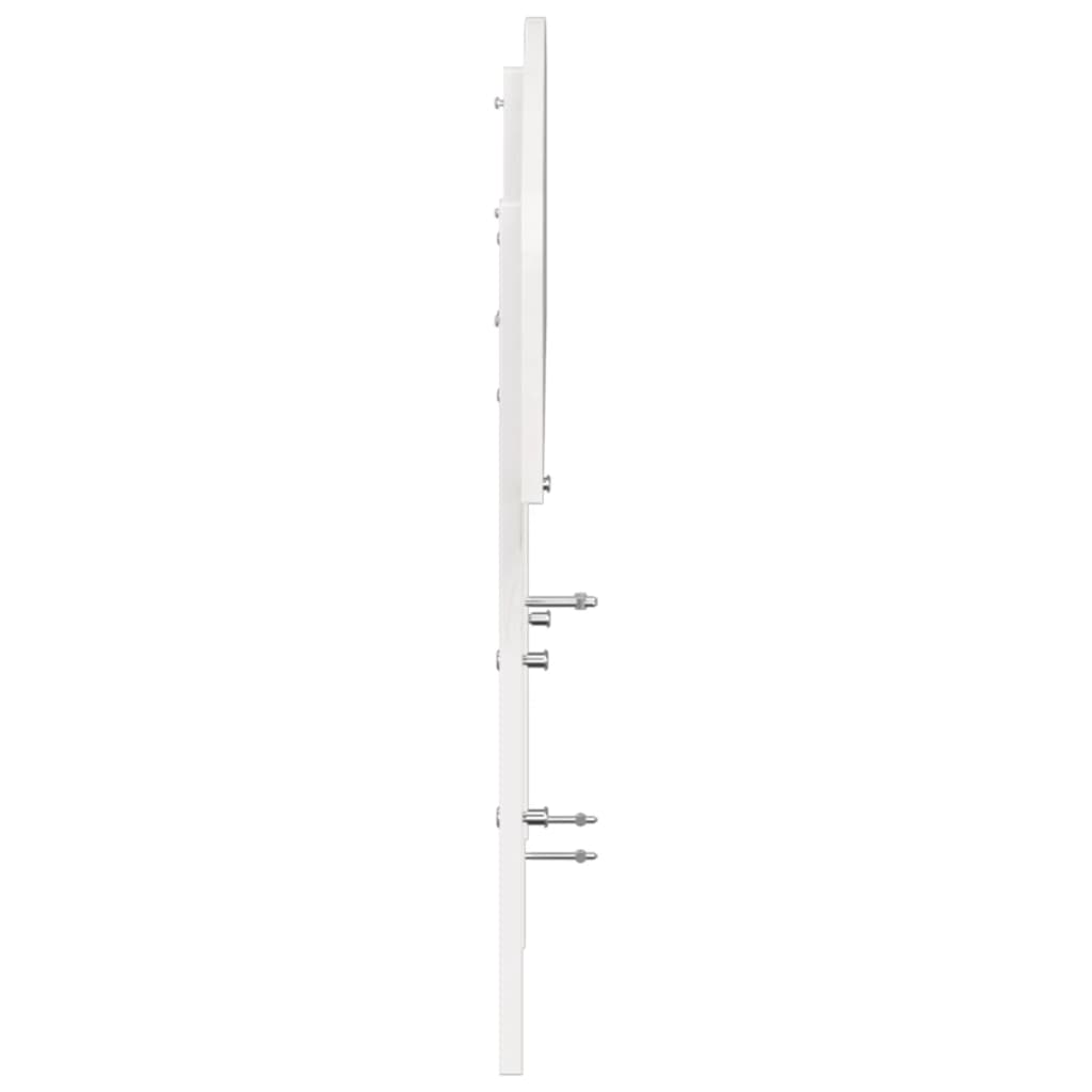 vidaXL Kopfteil Weiß 200 cm Massivholz Kiefer