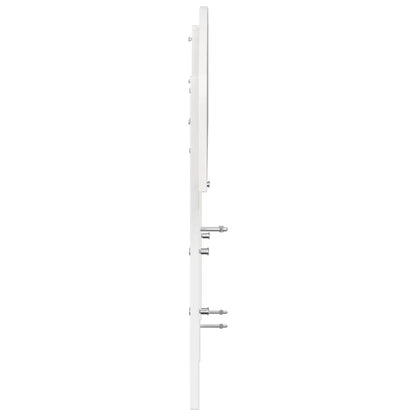 vidaXL Kopfteil Weiß 200 cm Massivholz Kiefer
