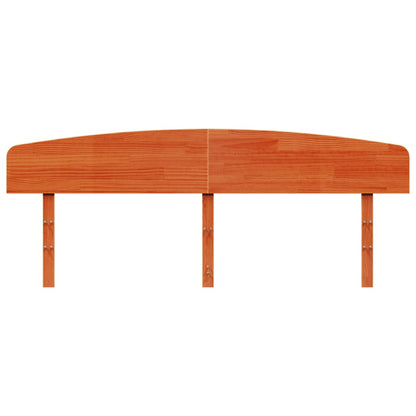 vidaXL Kopfteil Wachsbraun 200 cm Massivholz Kiefer