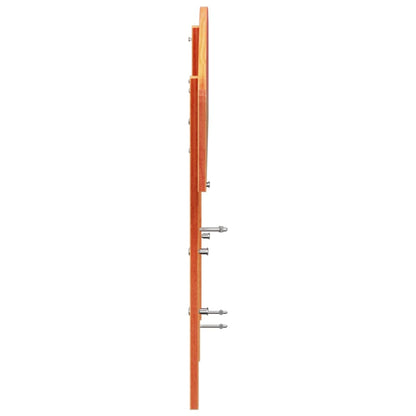 vidaXL Kopfteil Wachsbraun 200 cm Massivholz Kiefer