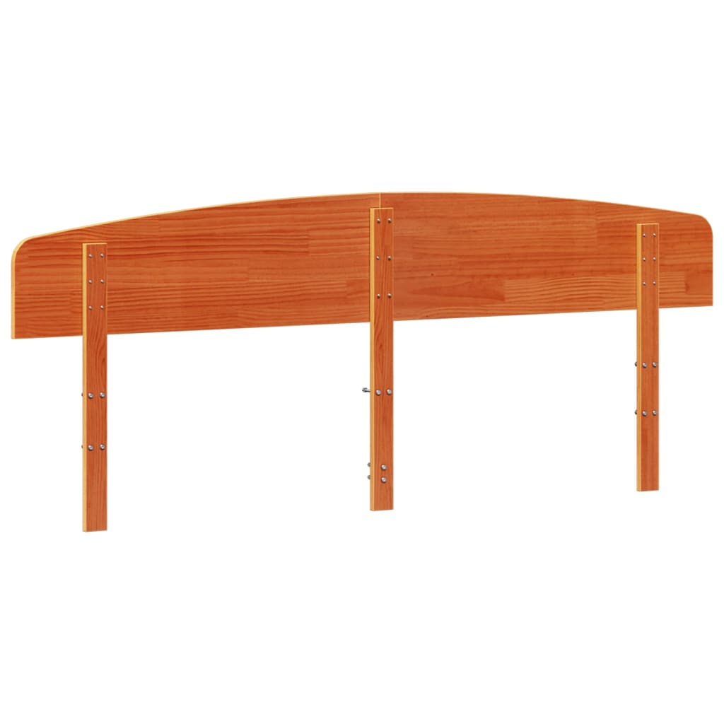 vidaXL Kopfteil Wachsbraun 180 cm Massivholz Kiefer