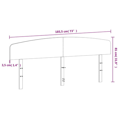 vidaXL Kopfteil Wachsbraun 180 cm Massivholz Kiefer