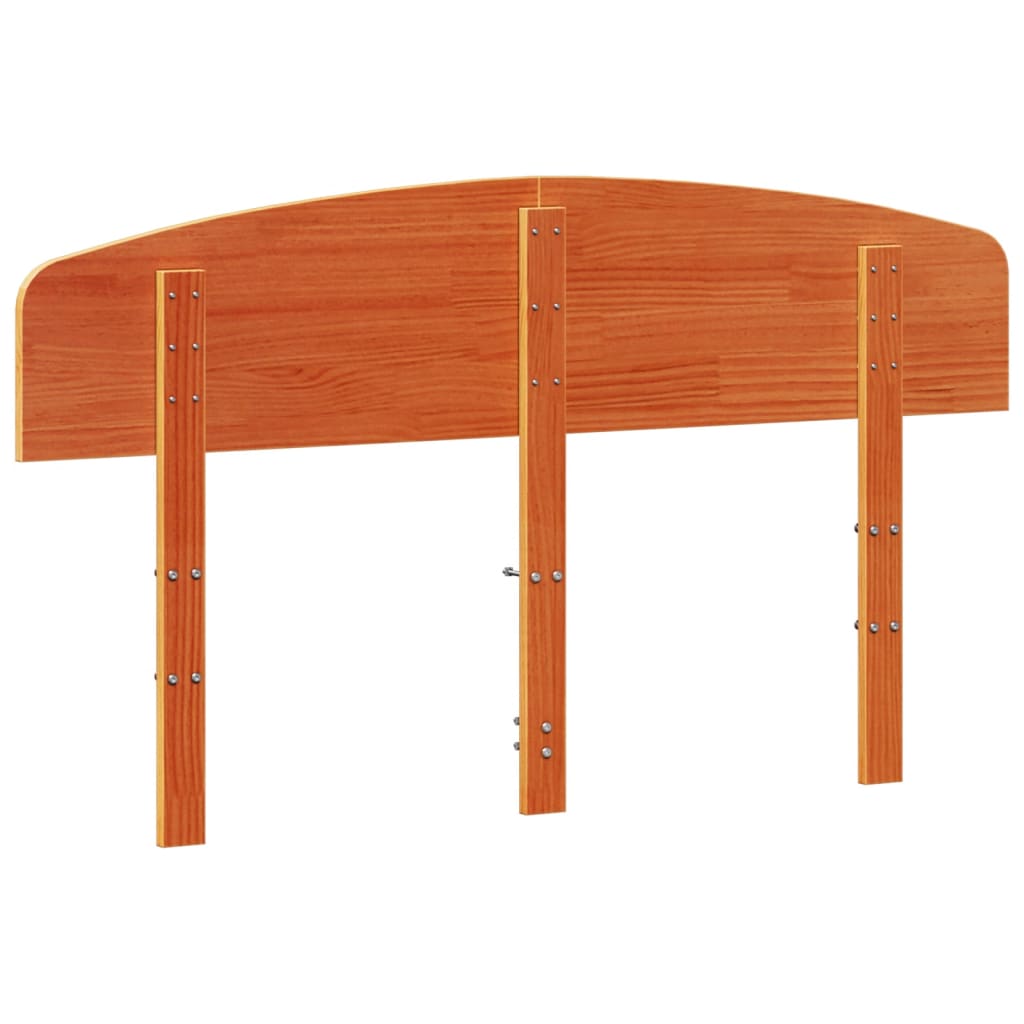 vidaXL Kopfteil Wachsbraun 160 cm Massivholz Kiefer