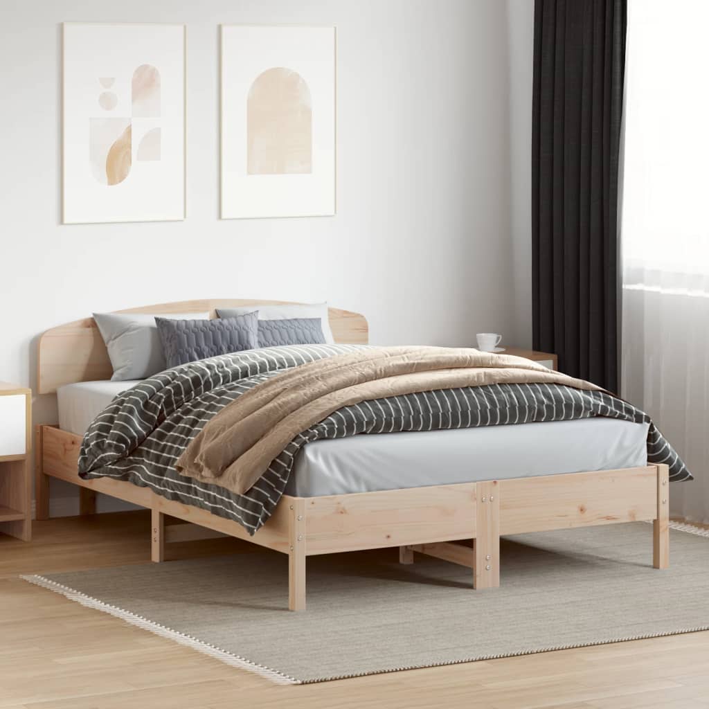 vidaXL Kopfteil 150 cm Massivholz Kiefer