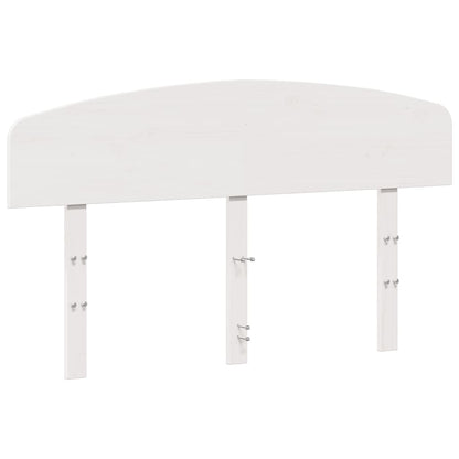 vidaXL Kopfteil Weiß 150 cm Massivholz Kiefer